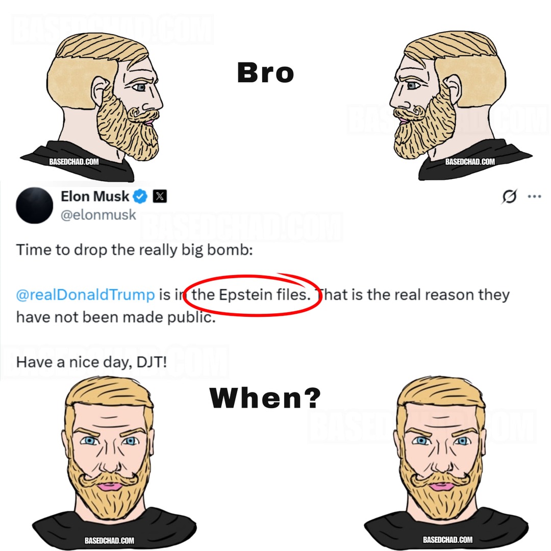 Elon Real CHAD - meme