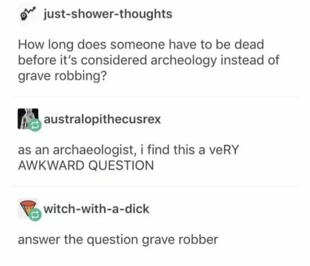 Grave robber - meme