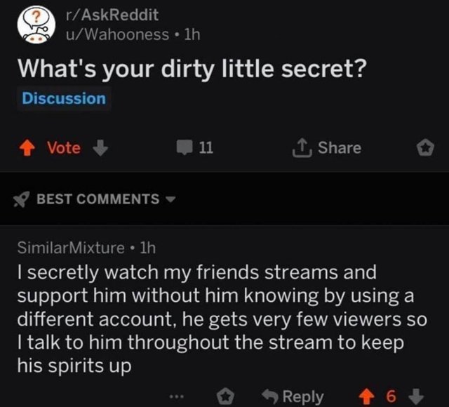 Your dirtiest little secret - meme