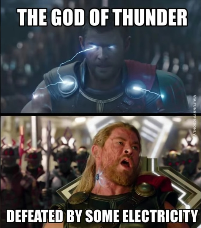 God of Thunder? - meme