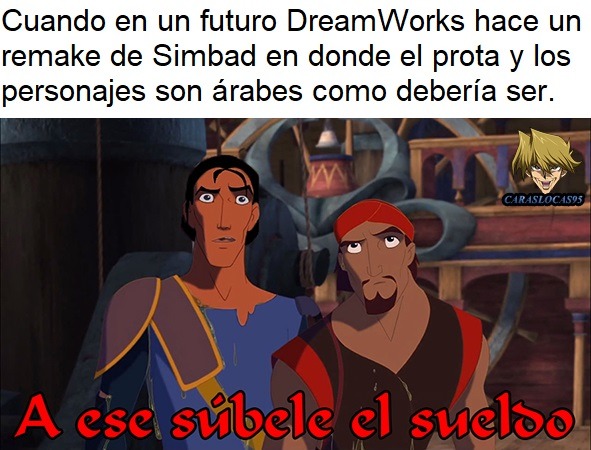 Que le suban el sueldo a DreamWorks - meme