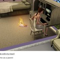 Honey whi is the baby on fire?
