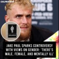 Jake Paul on gender