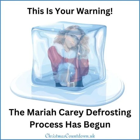 Mariah Carey defrosting meme 2024
