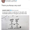 Kanye now loves Trump