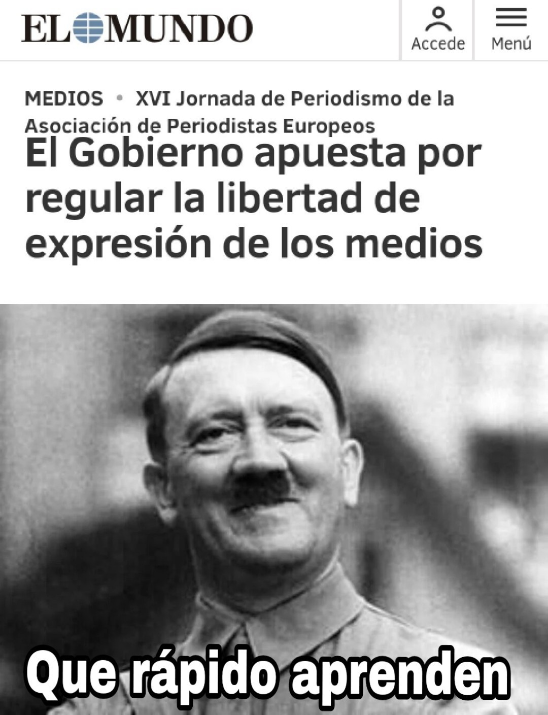 Viva España joder - meme