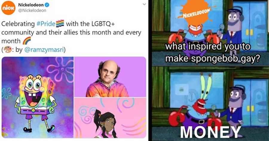 spongebob is gay? - meme