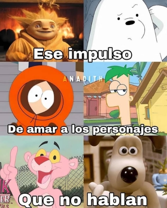 Los mejores personajes - meme