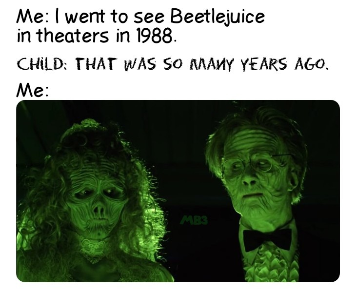 Beetlejuice 80s - meme