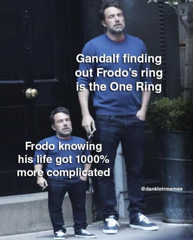 Frodo's life meme