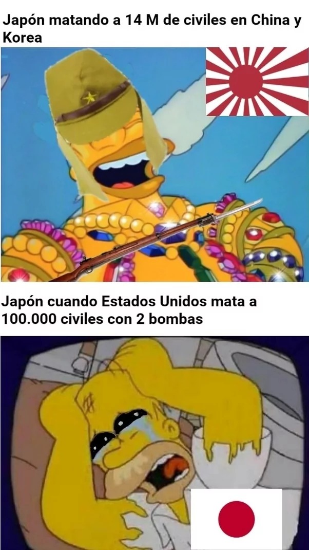 Una atrocidad no justifica otra. - meme