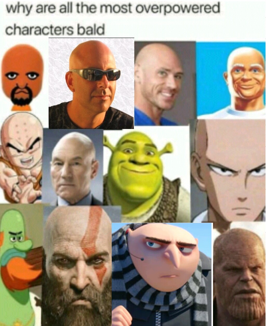 We all love bald persons - meme