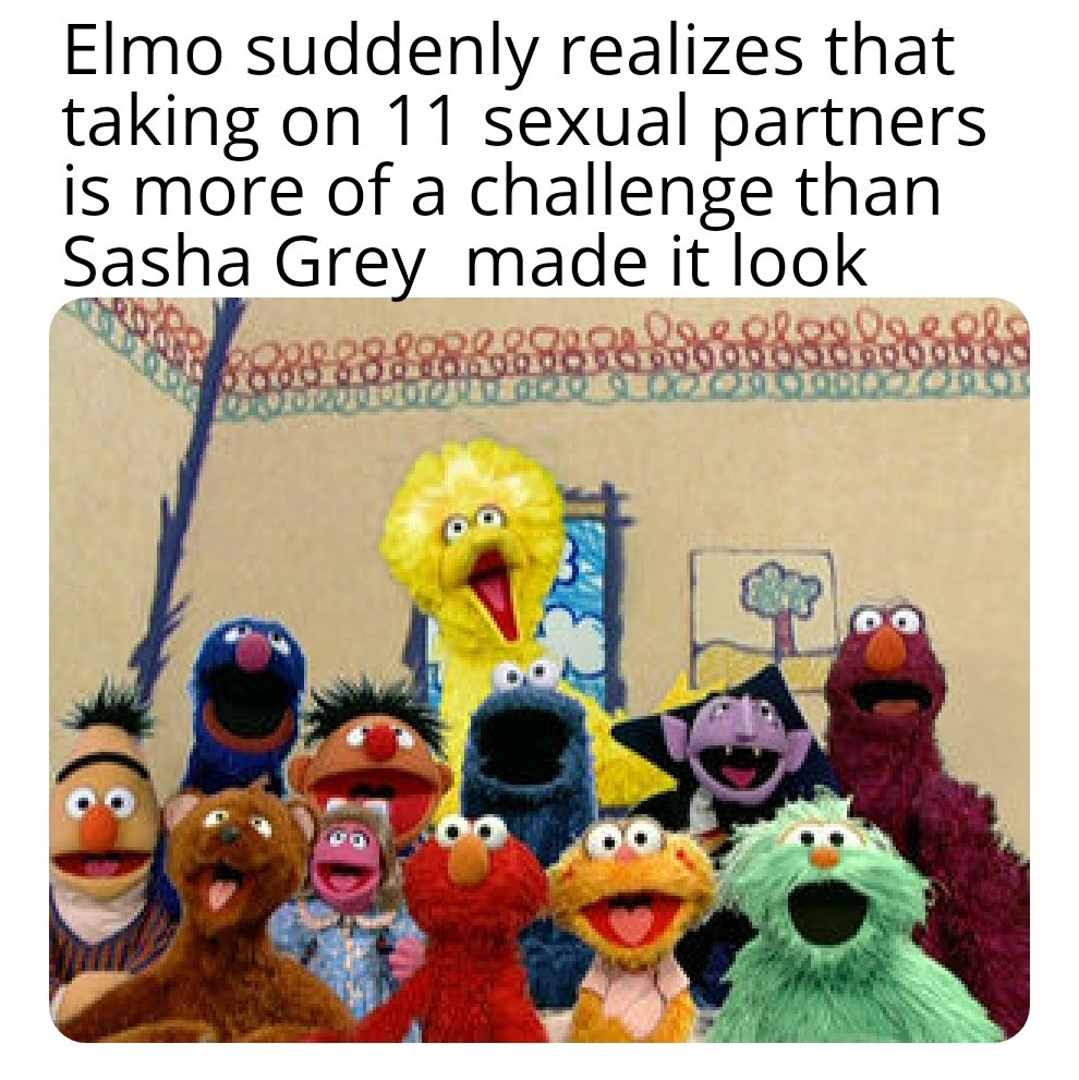 Guess we're all doing Elmo memes