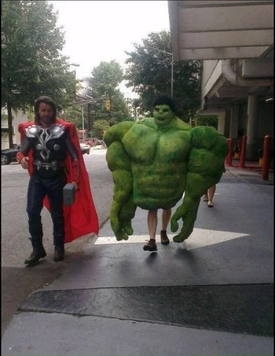 Hulk not do leg day. - meme