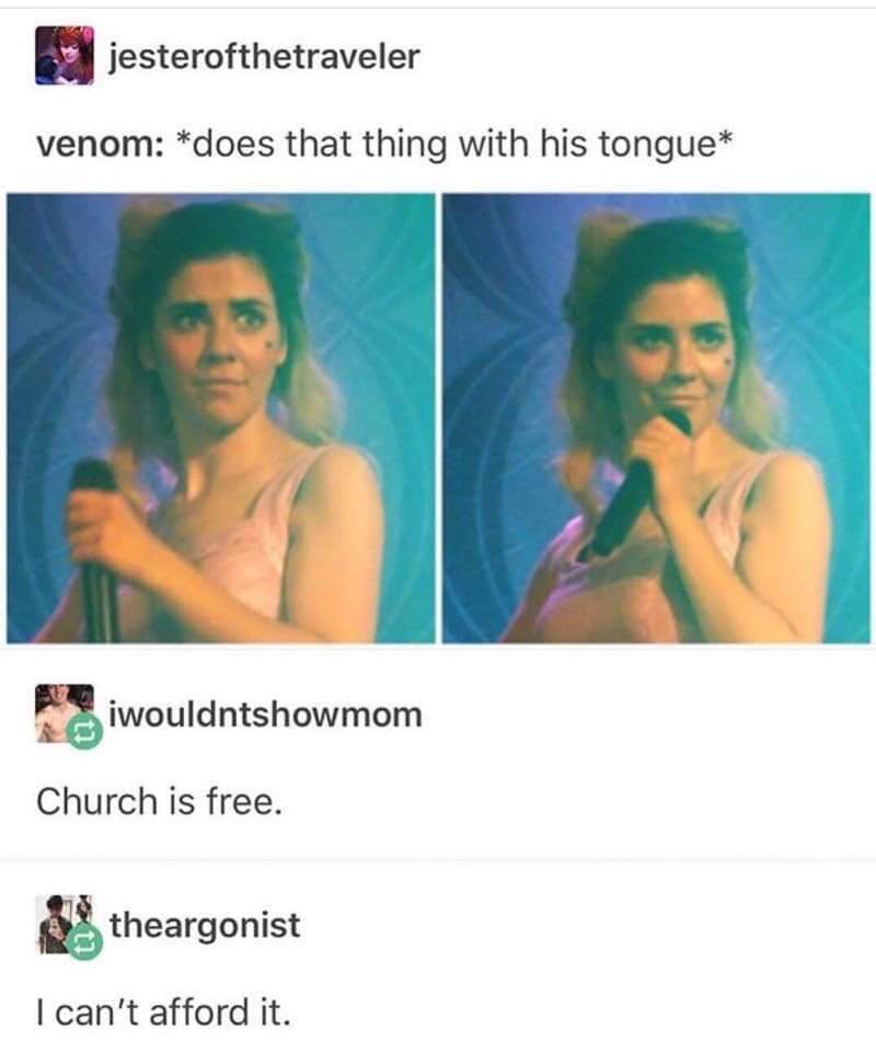 Why would I want to go to church? - meme