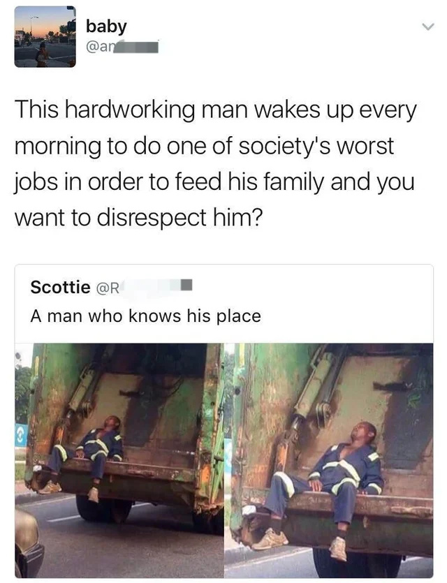 Respect the working class - meme