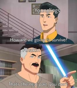 Younglings aren't "Titlecard" - meme
