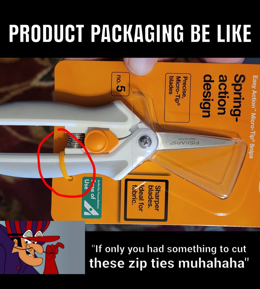 Evil packaging - meme