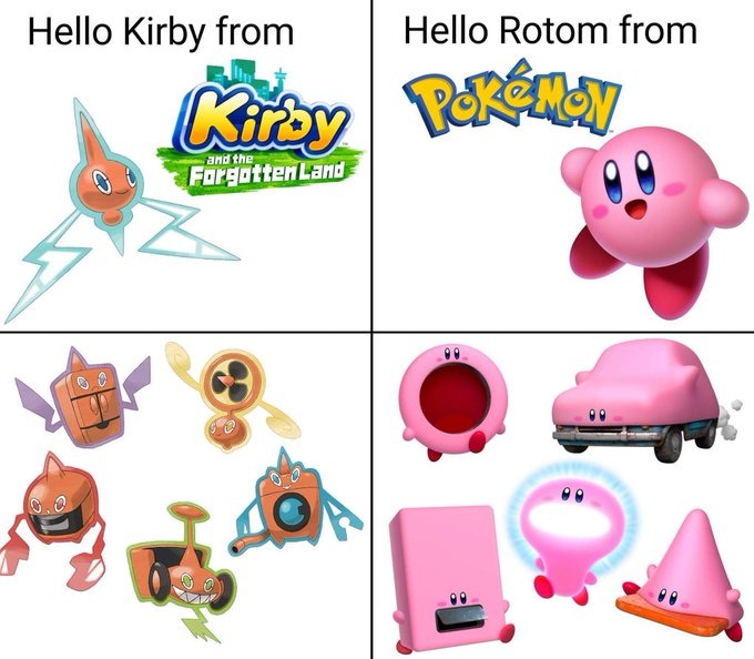 Kirby's new ability is something else  - meme