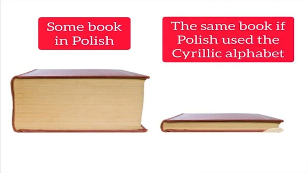 Polish if they used Cyrillic - meme
