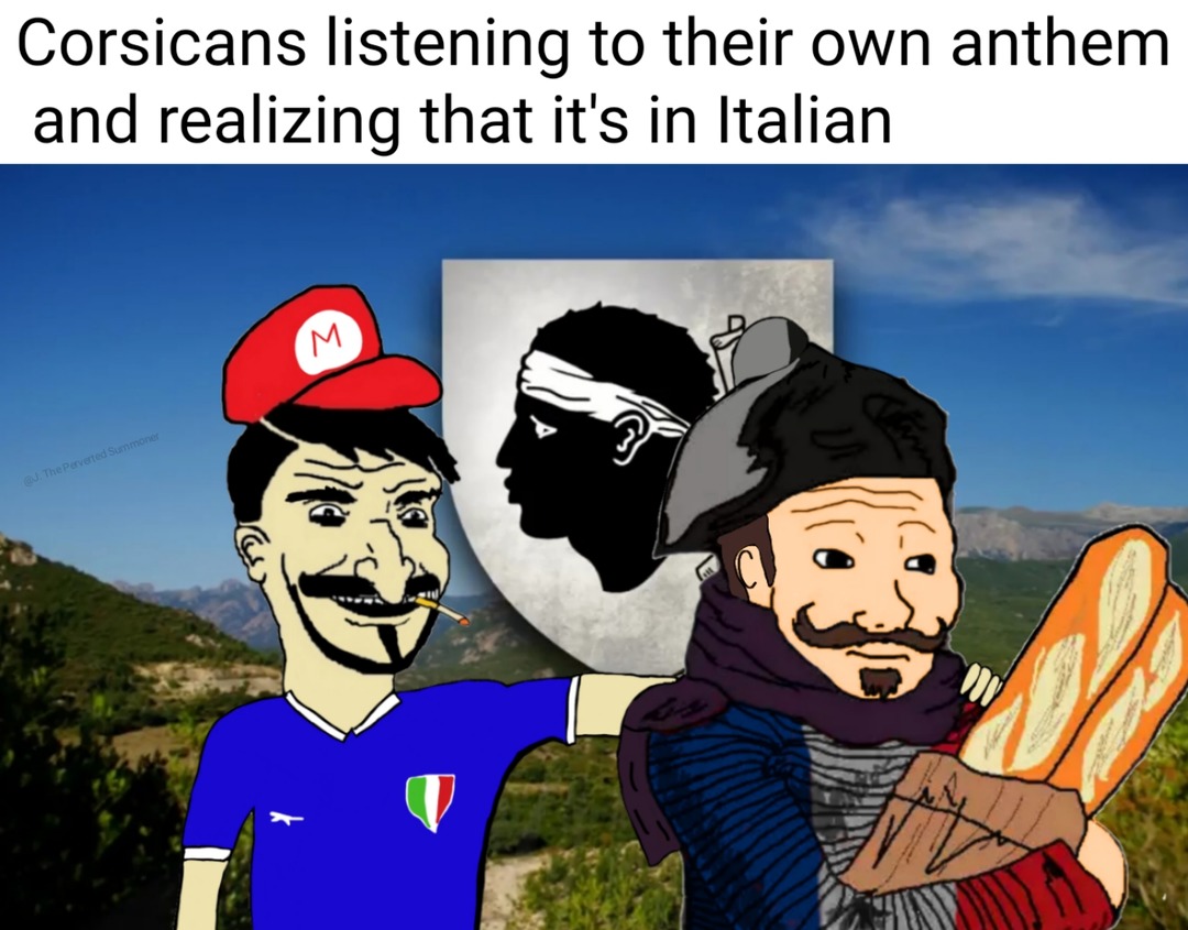 Corsica is Italy - meme