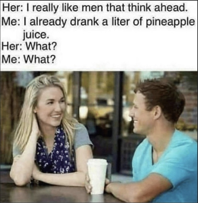 Thinking ahead - meme