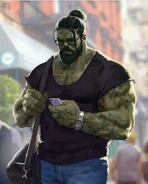 Hulk vegano fodase - meme