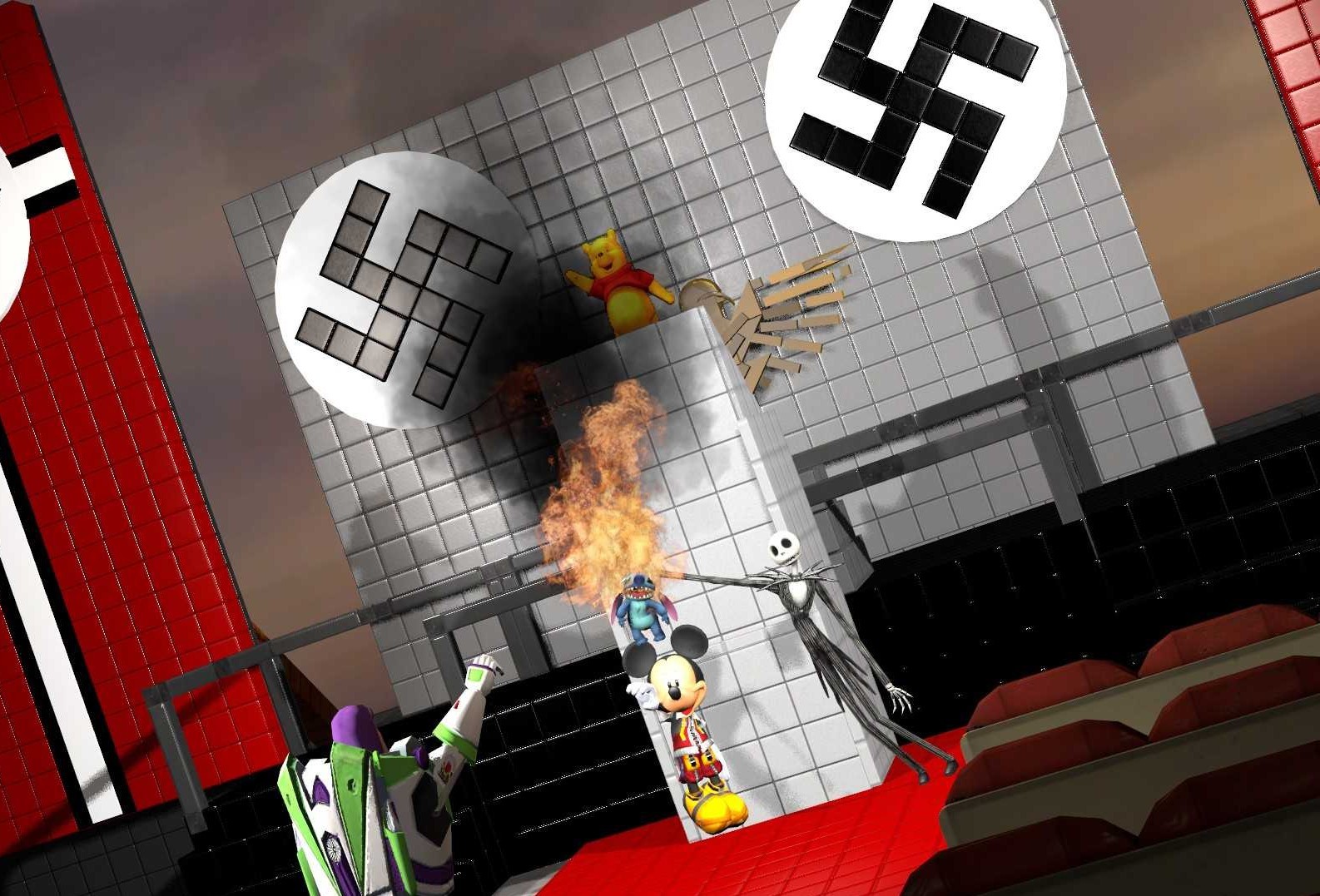 Disney nazista fodase - meme