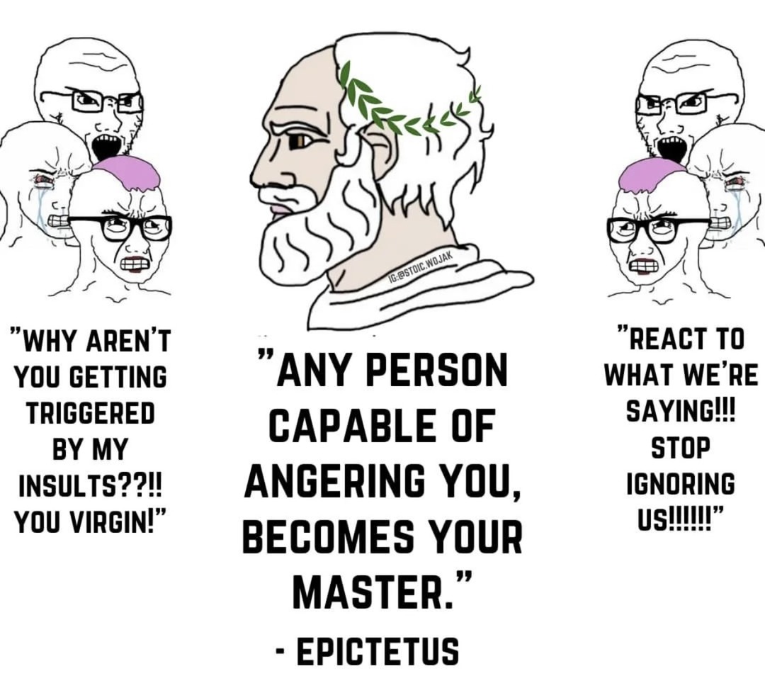 Virtue over vice - meme