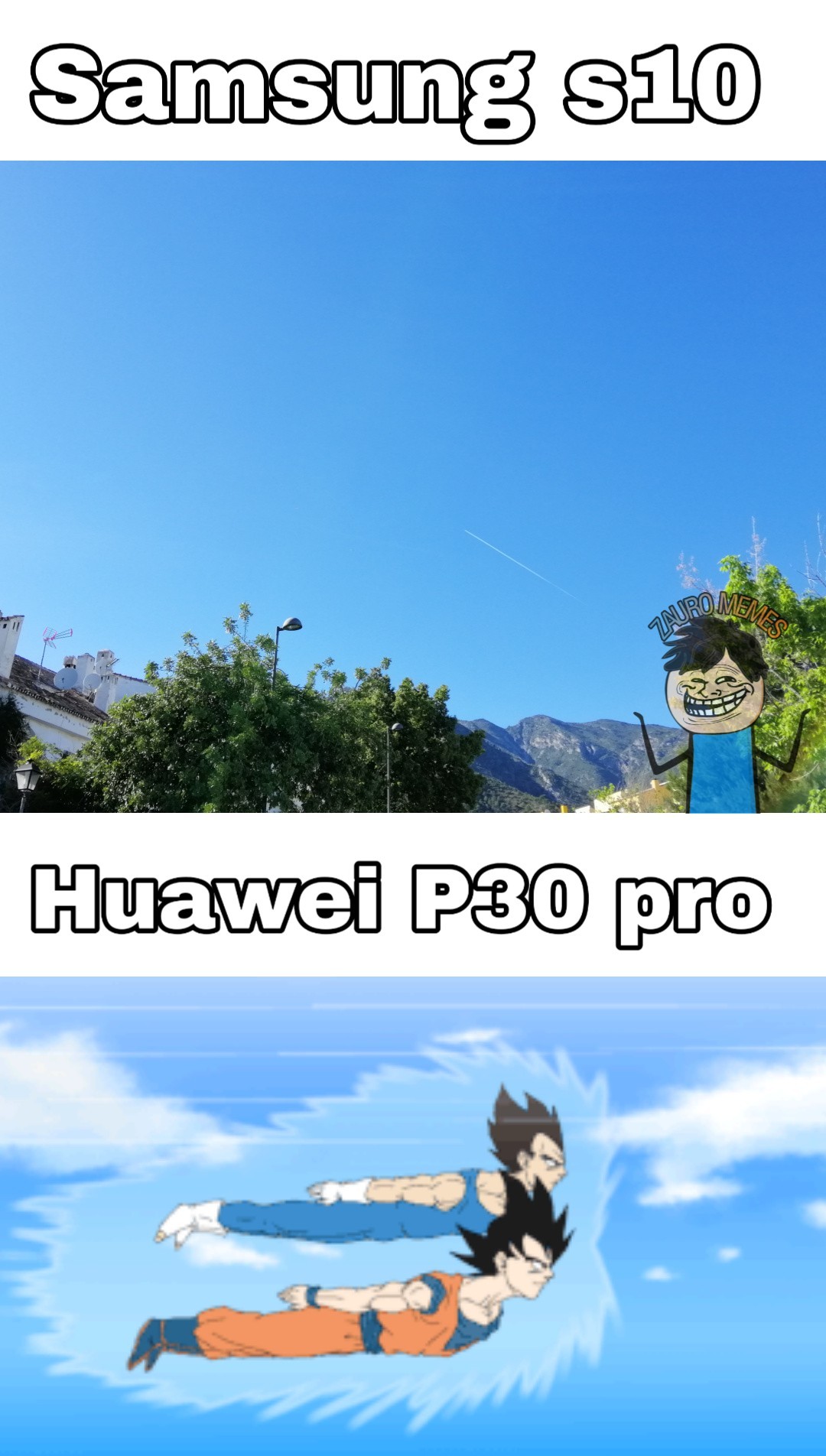 Samsung vs huawei - meme