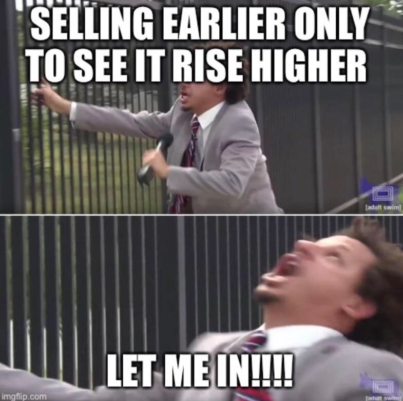 buy high sell low - meme