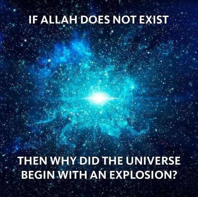 Just saying, we're probably the scattered remains of allah - meme