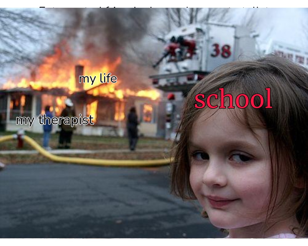 school girl - meme