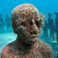Underwater sculpture park