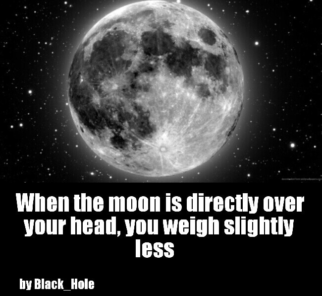 the moon's gravity - meme