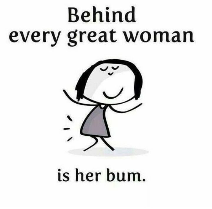 Great women have a greater bum - meme