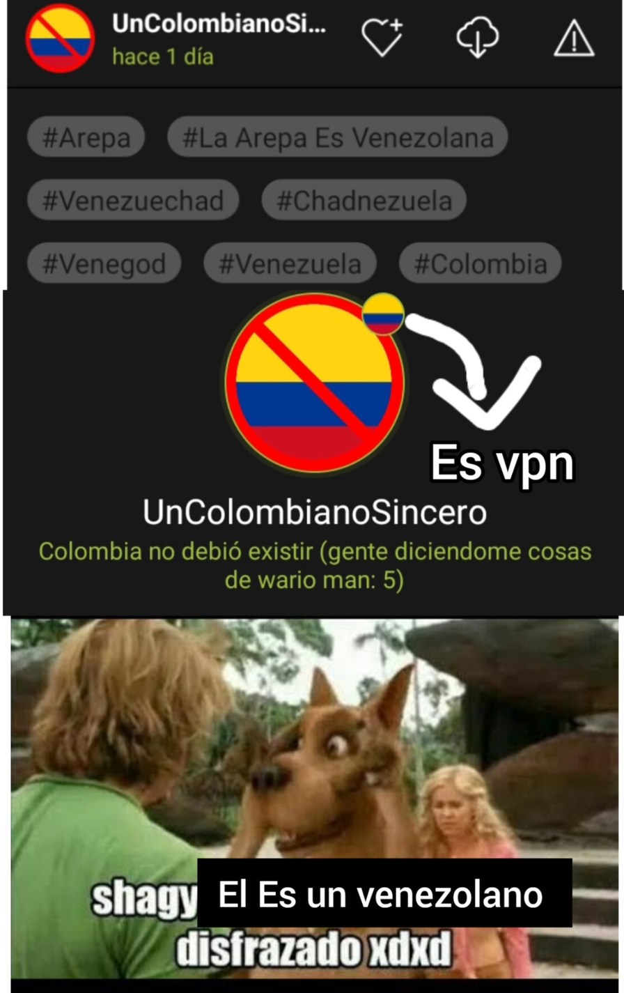 Shaggy el es un venezolano difrazado - meme