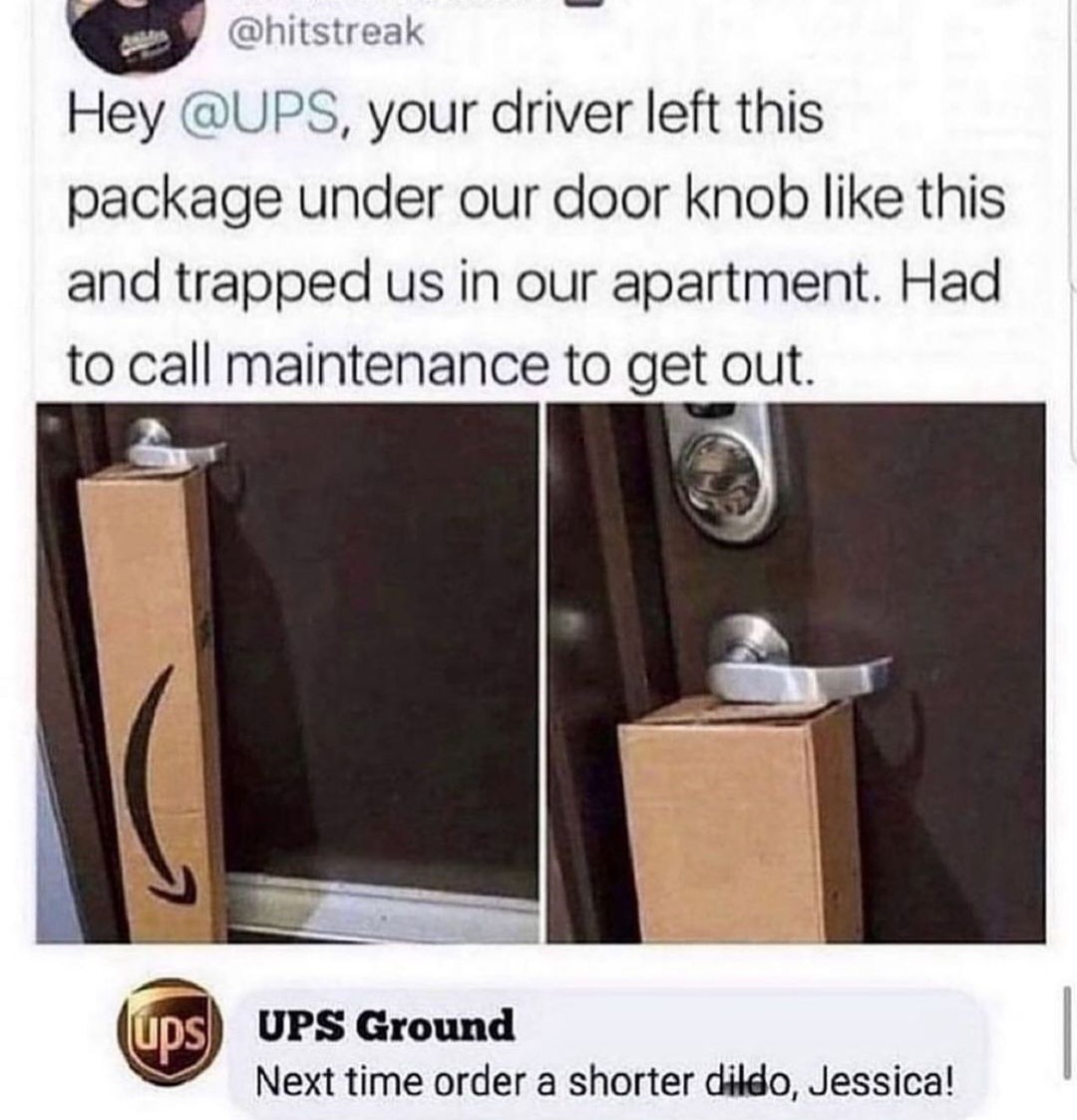 Got F'd by UPS - meme