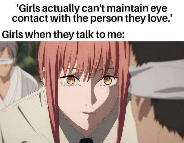 Eye contact - meme