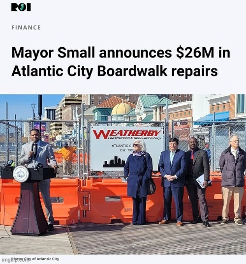 Atlantic city Mayor Marty Small meme news