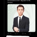Tom Holland is the new 007