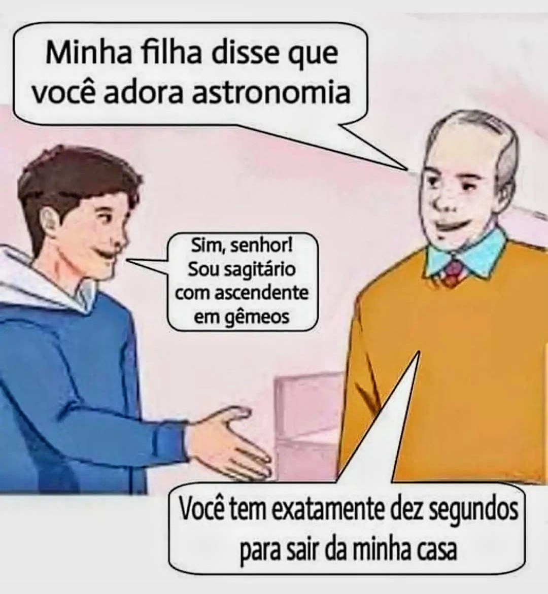 Astrônomo de sucesso - meme