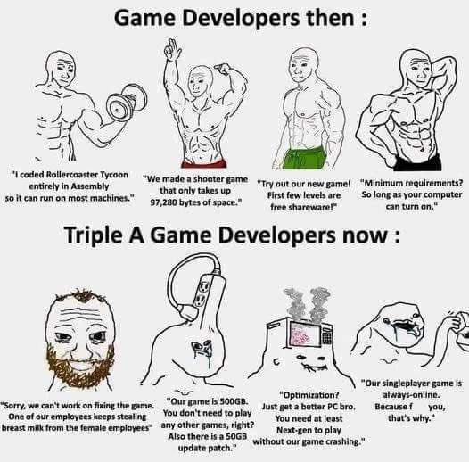 Where did those devs go? - meme