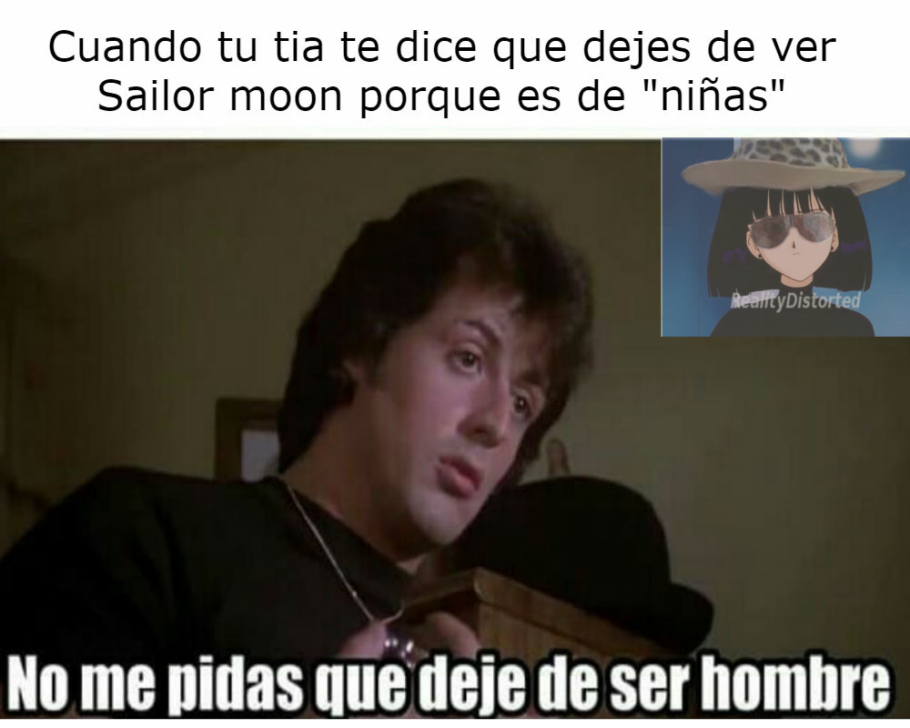 Sailor moon es para machos - meme