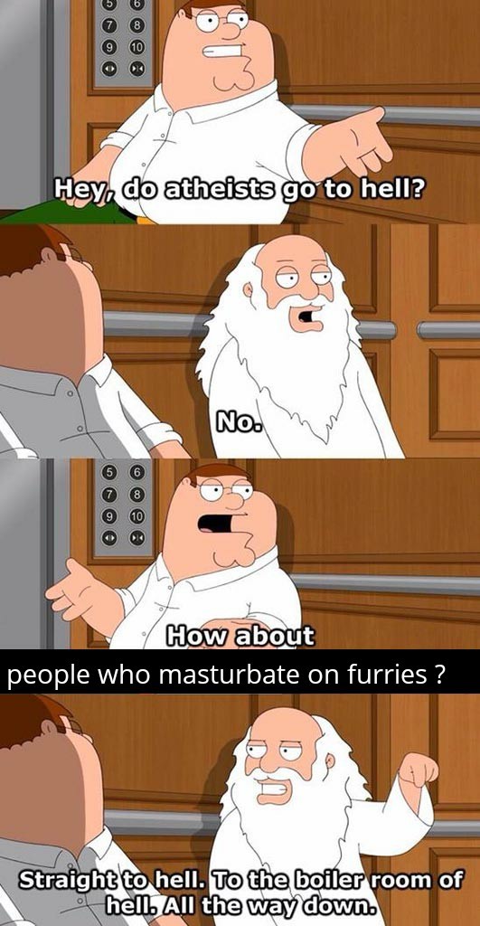 Furries are bad - meme