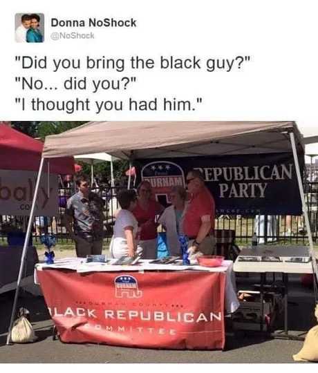 They might identify as black - meme