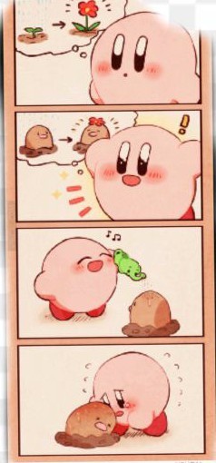 Historia Kirby 3 acepten ya van 5 veces - meme