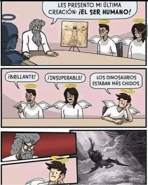 Invención de los seres humanos - meme