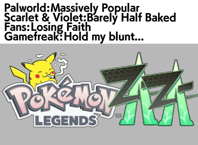 Pokemon legends Z-A - meme