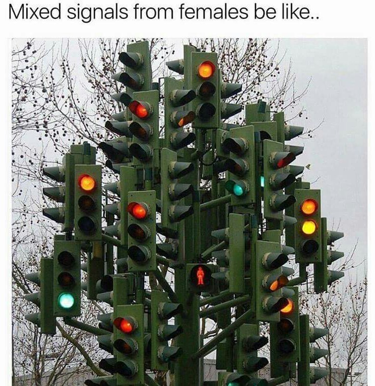 Mixed signals - meme